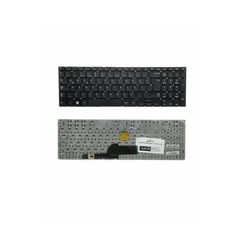 Samsung Uyumlu NP355E5X, NP355V5C, NP355V5X, NP365E5C, NP550P5C Klavye TR - Siyah