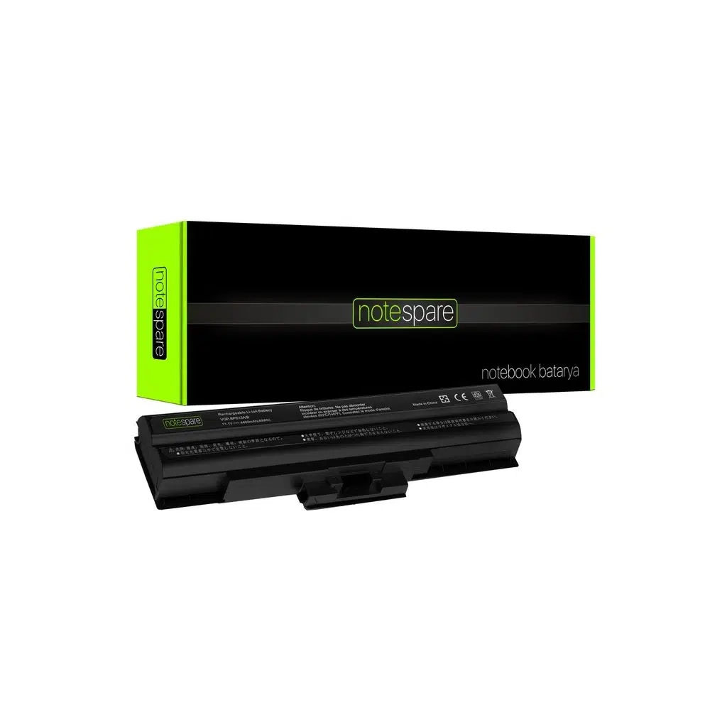 Sony ile Uyumlu Vaio VGN-SR, VGN-SR3, VGN-SR4, VGN-SR5, VGN-CS2 Notebook Batarya Pil
