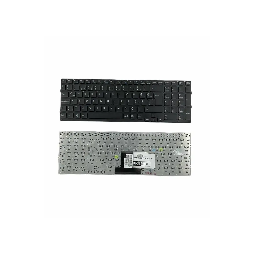Sony Uyumlu MP-09L26D0-8861, MP-09L26TQ-8861 Klavye TR - Siyah