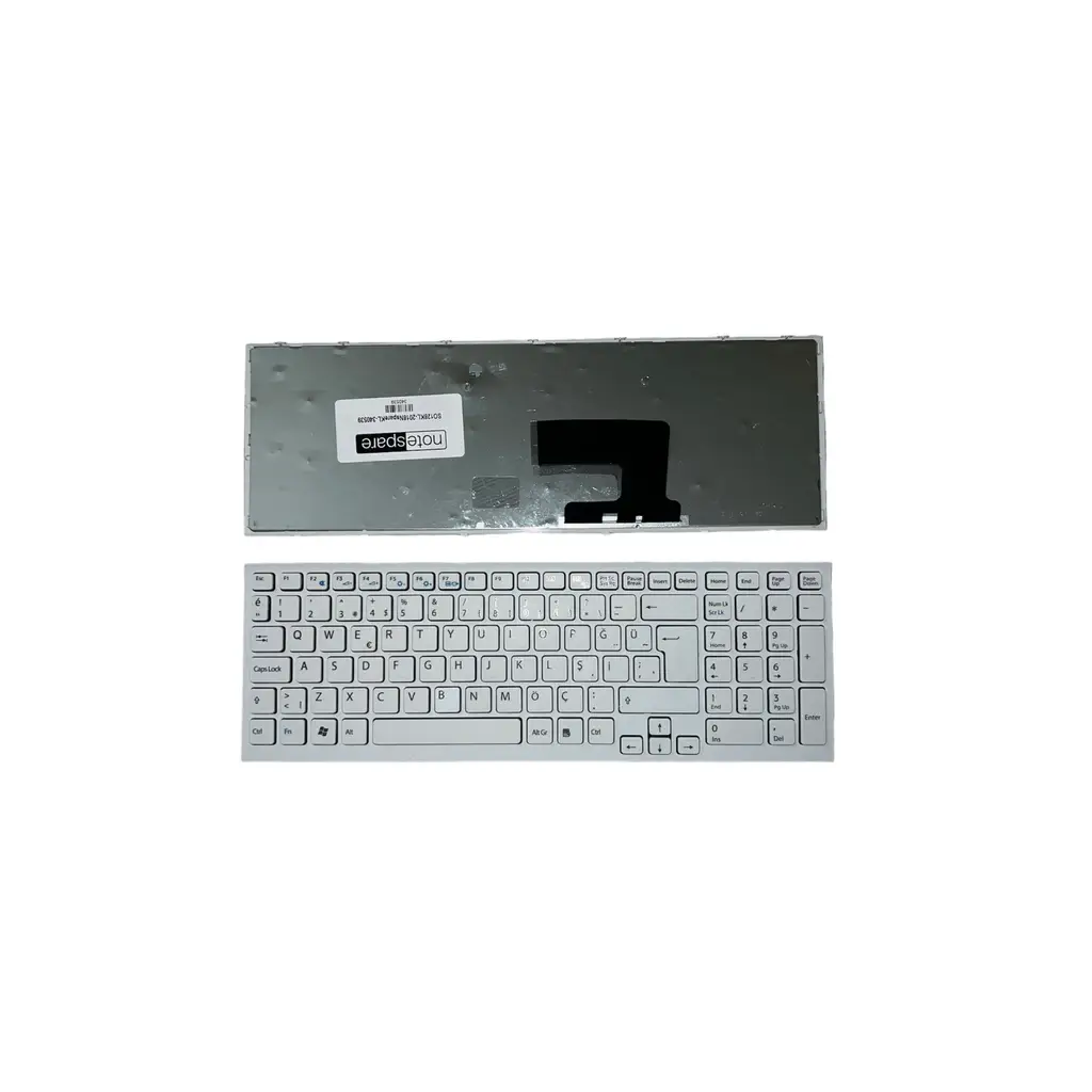 Sony Uyumlu V116646A, V116646E, V116646EK1, V116646ES1 Klavye TR - Beyaz