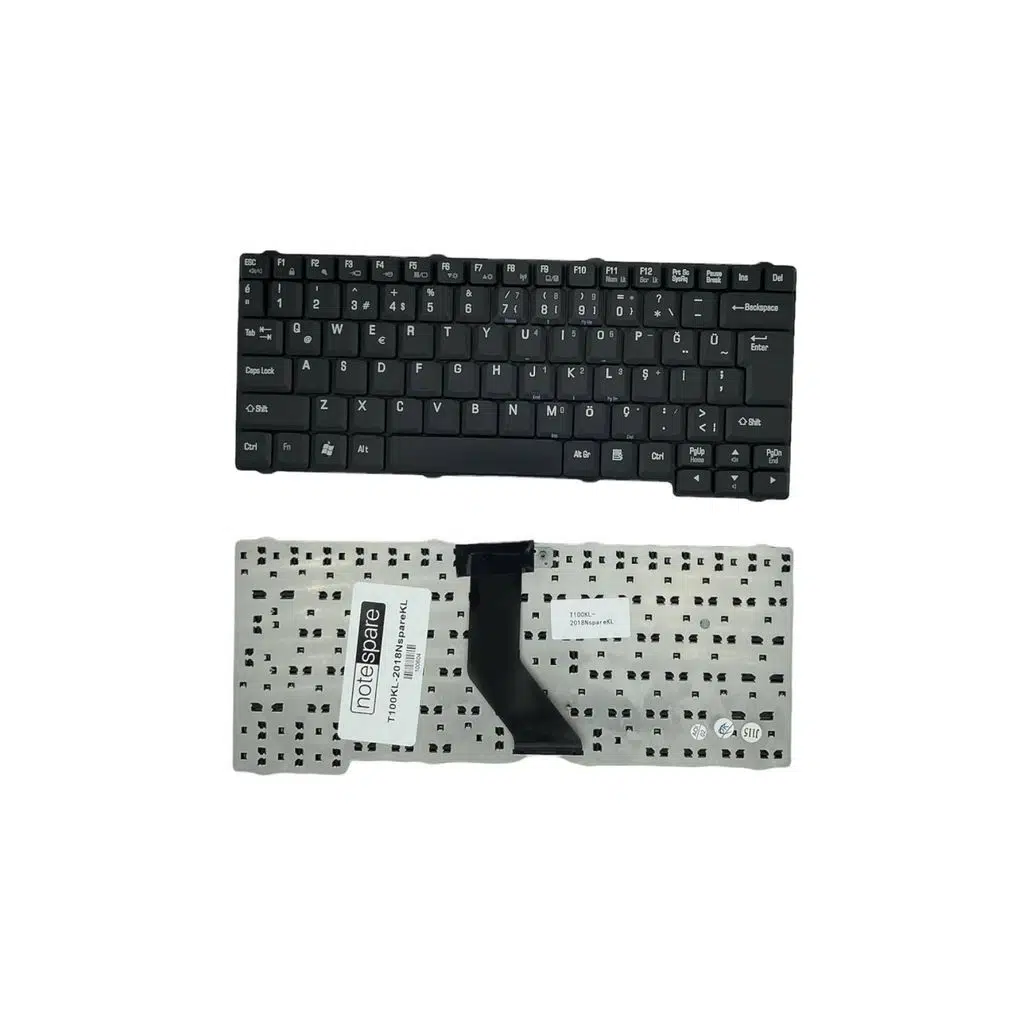 Toshiba ile Uyumlu AEEW30IU018, AEPL1KEA117, AEEW30IU018-US Notebook Klavye Siyah TR