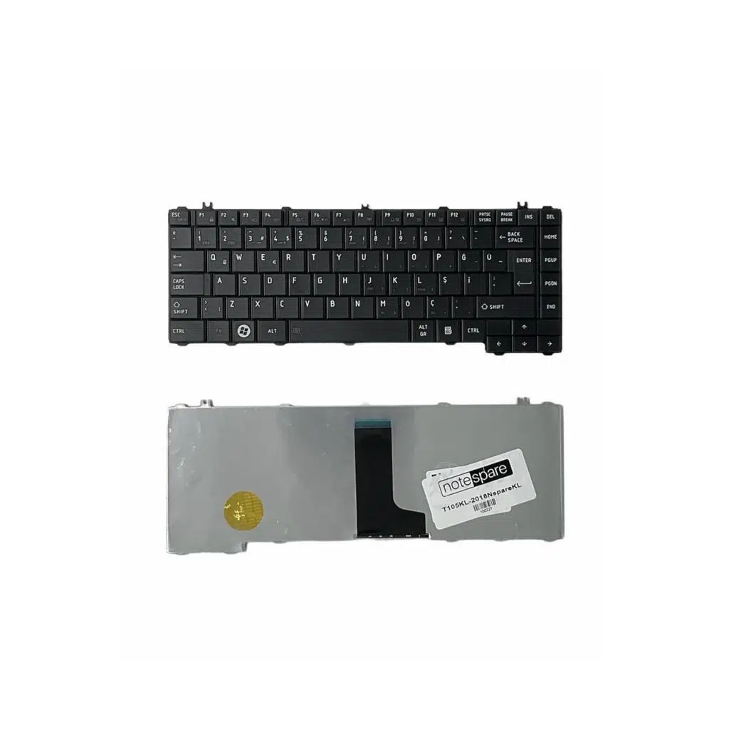 Toshiba ile Uyumlu Satellite L735-14V, L735-14W, L735-151 Notebook Klavye Siyah TR