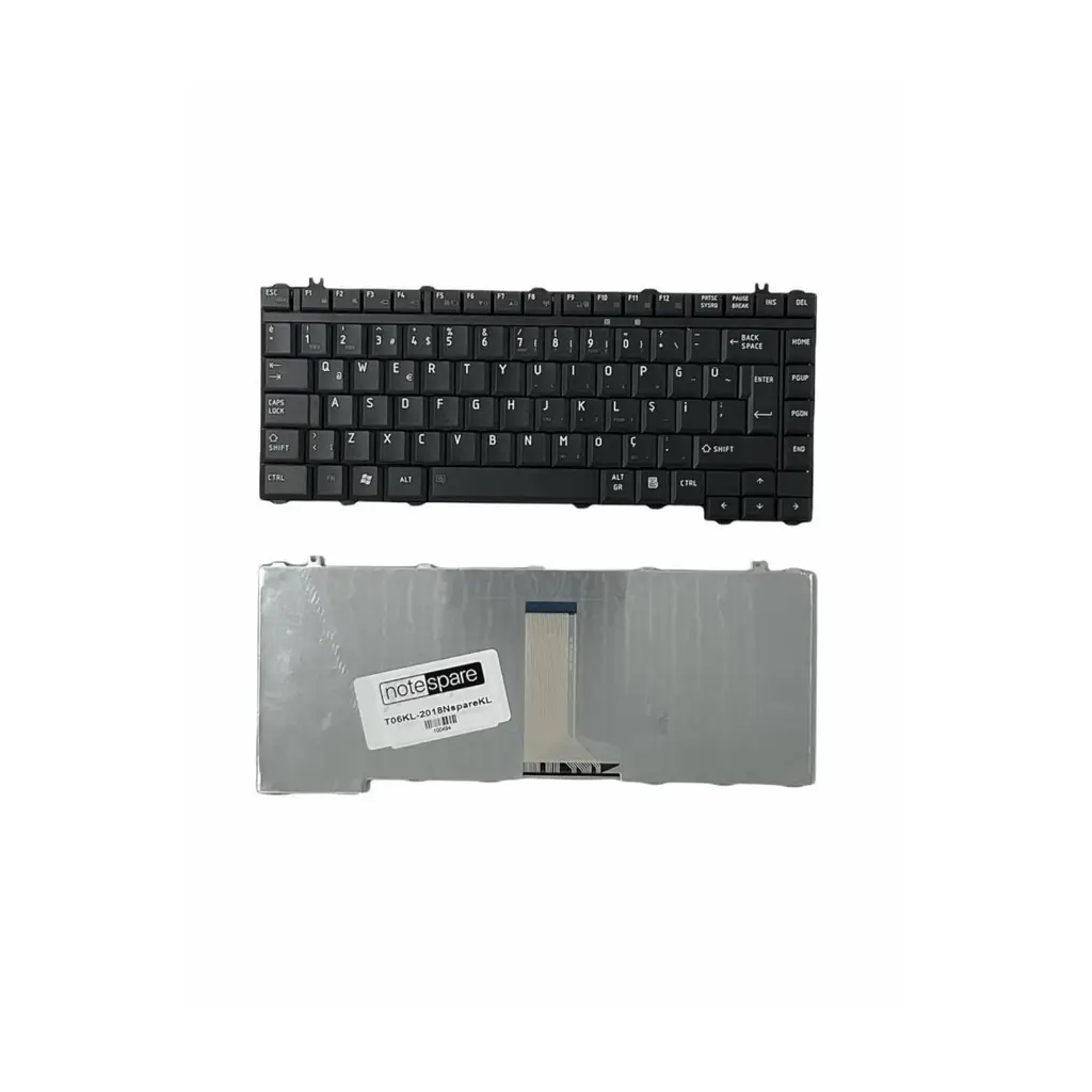 Toshiba Uyumlu Satellite A300-148, A300-14S, A300-14T, A300-14V Klavye TR - Siyah