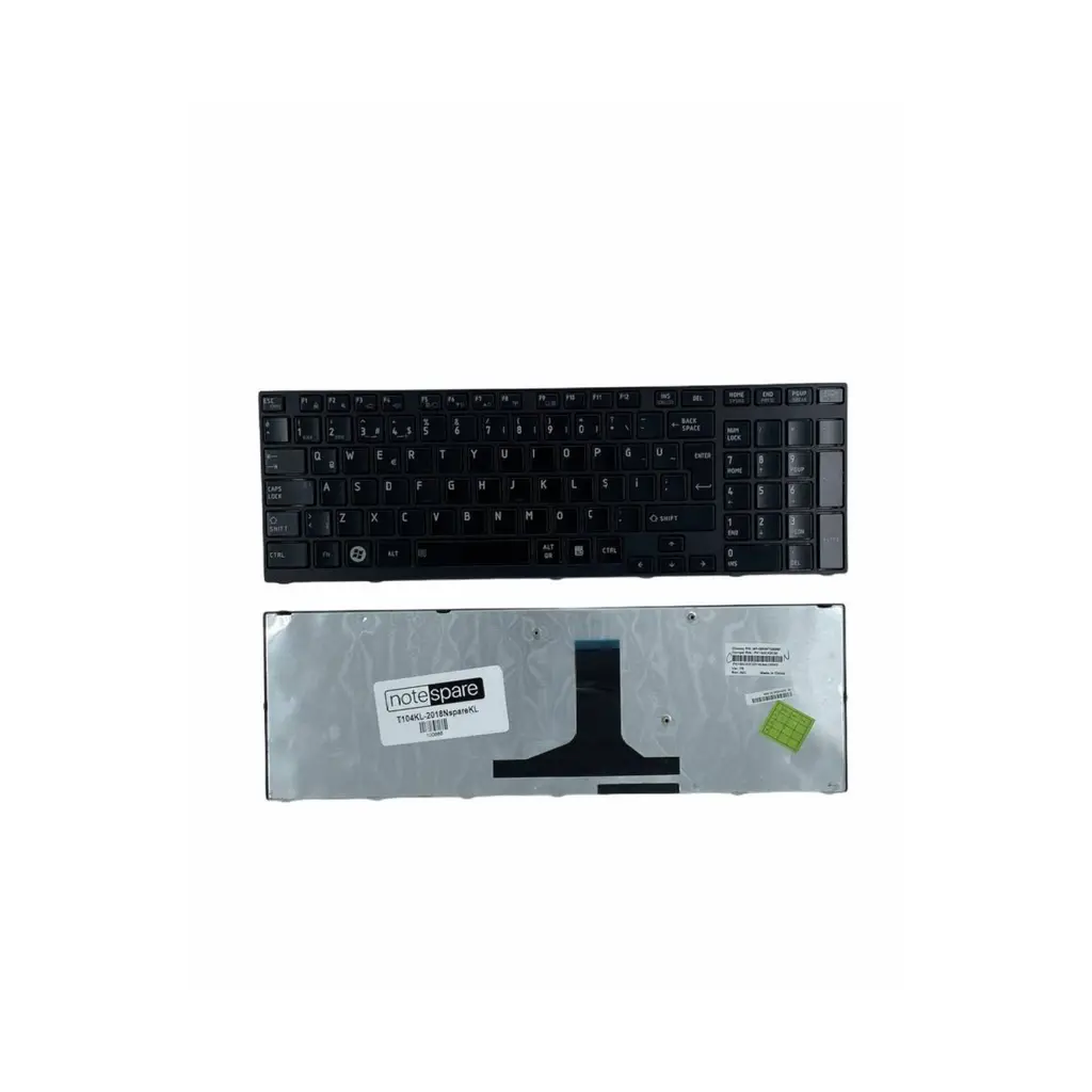 Toshiba Uyumlu Satellite P755-10N, P755-10W, P755-116 Klavye TR - Siyah